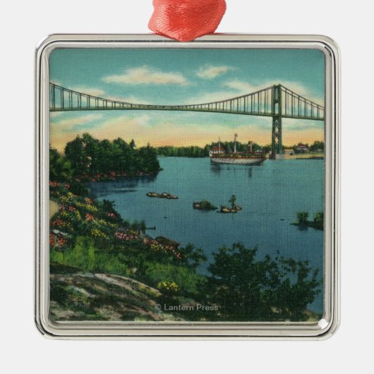 International Bridge American Span View # 2 Ornament Aus Metall (Vorne)