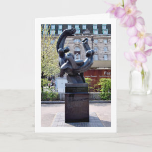 International Brigade Denkmal in Jubilee Gardens Karte