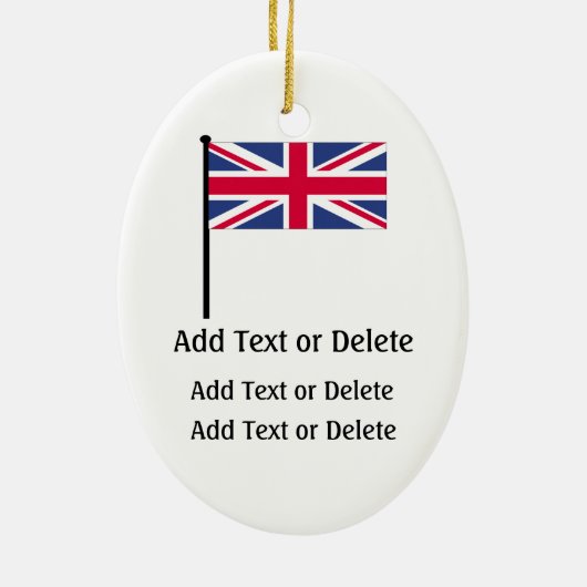 International - British Girl - SRF Keramik Ornament (Hinten)