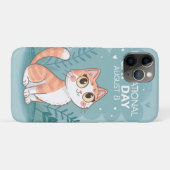 International Cat Day Cute Whimsical Cat Art Case-Mate iPhone Hülle (Rückseite (Horizontal))