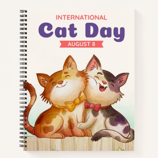 International Cat Day  Notizblock (Vorderseite)