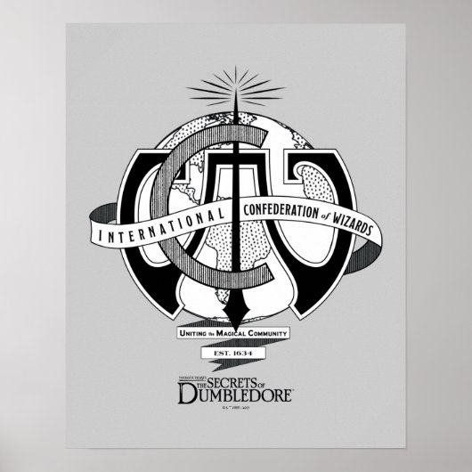 International Confederation of Wizards Logo Poster (Vorne)