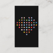 International Country Flags Herz Travel Abhängig Visitenkarte (Vorderseite)