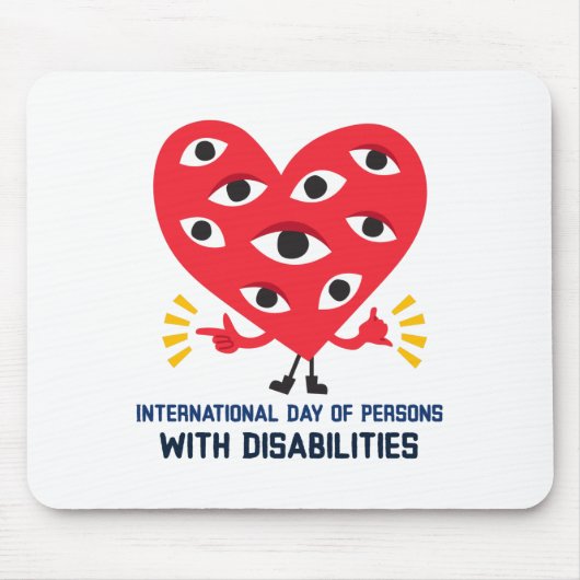 International Day of Persons with Disabilities Mousepad (Vorne)