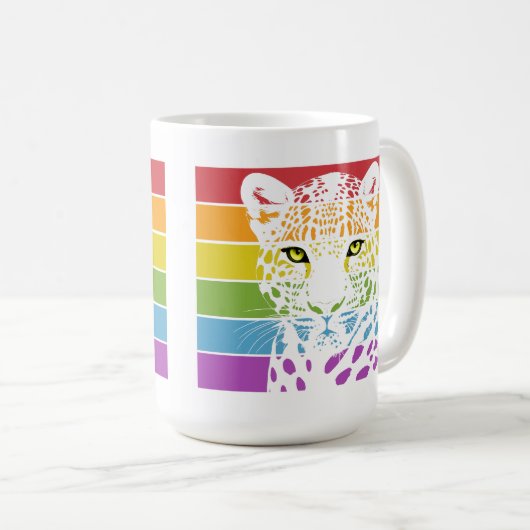 International Day of the Leopard Kaffeetasse (VorderseiteRechts)