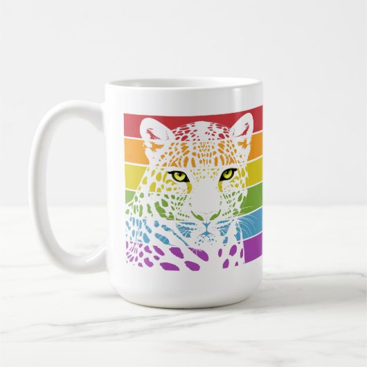 International Day of the Leopard Kaffeetasse (Links)