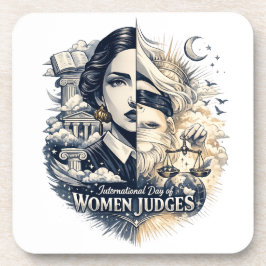 International Day of Women Judges Getränkeuntersetzer