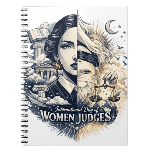 International Day of Women Judges Notizblock (Vorderseite)