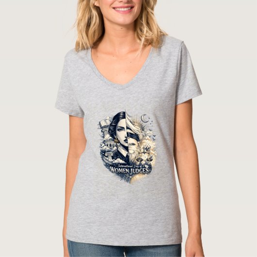 International Day of Women Judges T-Shirt (Vorderseite)