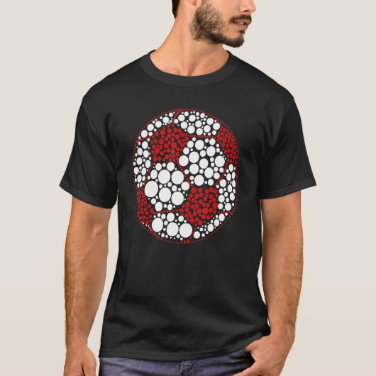 International Dot Day Colored Soccer Polka Dot T-Shirt (Vorderseite)