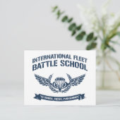 International Fleet Battle School Ender Postkarte (Stehend Vorderseite)