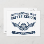 International Fleet Battle School Ender Postkarte (Vorne/Hinten)