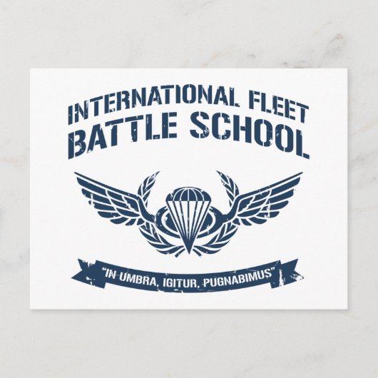 International Fleet Battle School Ender Postkarte (Vorderseite)