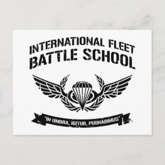 International Fleet Battle School Ender Postkarte
