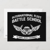 International Fleet Battle School Ender Postkarte (Vorne/Hinten)