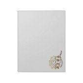 International Gold Wishings Rat New Year 2020 RNot Notizblock (Rotiert)