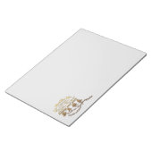 International Gold Wishings Rat New Year 2020 RNot Notizblock (angewinkelt)