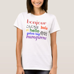 International hallo (verbessert) T-Shirt