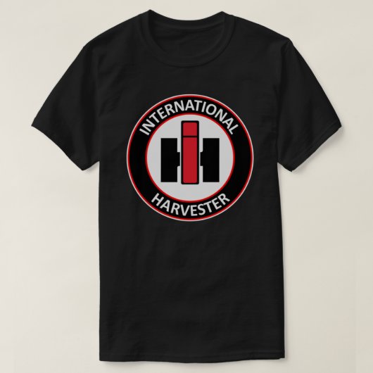 International Harvester Round Patch. Perfektes Ges T-Shirt (Design vorne)