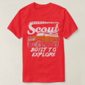 International Harvester Scout II Retro Style Built T-Shirt (Design vorne)