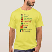 International "ich bin trauriges" T-Shirt (Vorderseite)