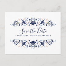 International > Japanisch | Crested ibis Blue Wedd