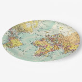 International Party 9" Papierplatte Pappteller (Schrägansicht)