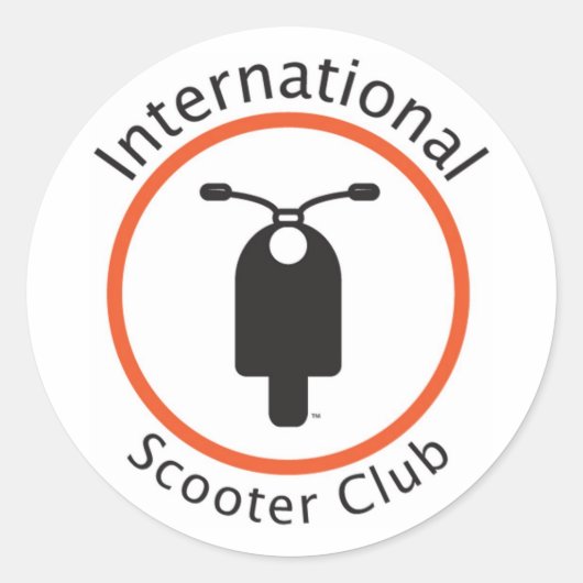 International Scooter Club Sticker (Vorderseite)
