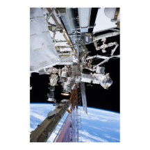 International Space Station Starboard Traufposter