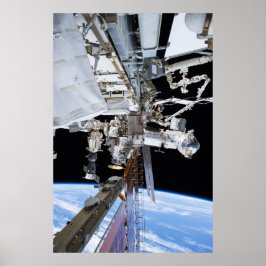 International Space Station Starboard Traufposter Poster