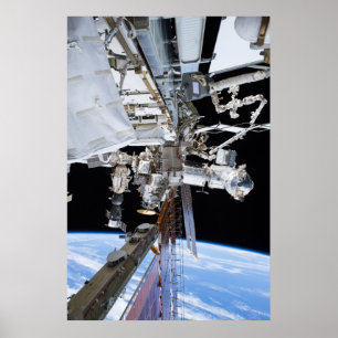 International Space Station Starboard Traufposter Poster