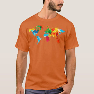International Traveller World Colorful T-Shirt