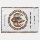 International Unity Flame with World Flags Emblem  Decke (Vorderseite)