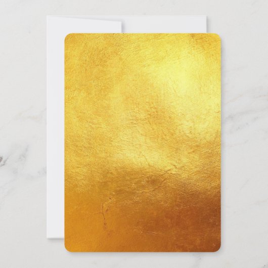 International Wish Pig Year 2019 Golden Flat C Einladung (Rückseite)