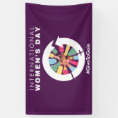 International Women’s Day 2026 Give To Gain Banner (Vertikal)