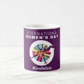 International Women’s Day 2026 Give To Gain Kaffeetasse (Mittel)