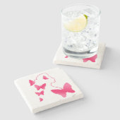 International Women’s Day Steinuntersetzer (Seitenansicht)