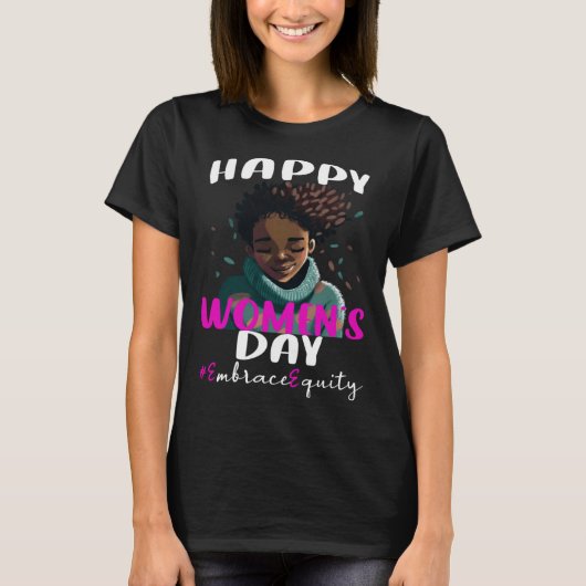 International Womens Day 2023 Embrace Equity 8 Mar T-Shirt (Vorderseite)