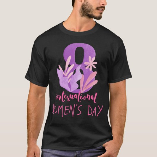 International Womens Day 2023 Embrace Equity 8 Mar T-Shirt (Vorderseite)