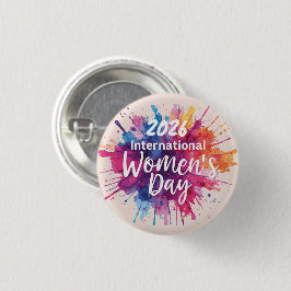 International Women's Day 2026 Button