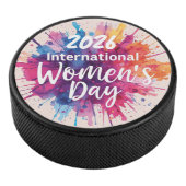 International Women's Day 2026 Eishockey Puck (3/4)