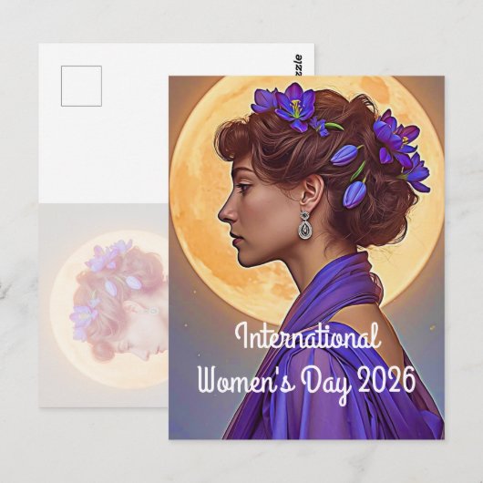 International Women's Day 2026 Postkarte (Vorne/Hinten)
