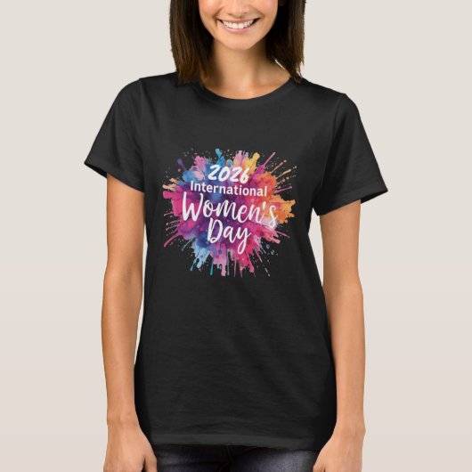 International Women's Day 2026 T-Shirt (Vorderseite)