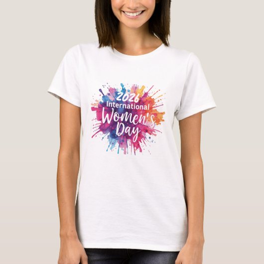 International Women's Day 2026 T-Shirt (Vorderseite)