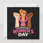 International Women's Day 8 March (Rückseite)