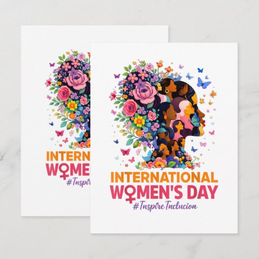 International Women's Day Ankündigung (Vorne/Hinten)