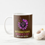International Women's Day Break the Bias Sun Kaffeetasse<br><div class="desc">International Women's Day Break the Bias Sun Flower Gift. Perfect gift for your dad,  mom,  papa,  men,  women,  friend and family members on Thanksgiving Day,  Christmas Day,  Mothers Day,  Fathers Day,  4th of July,  1776 Independent day,  Veterans Day,  Halloween Day,  Patrick's Day</div>