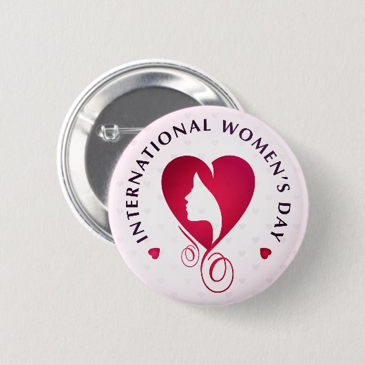 International Women's Day Button (Vorne & Hinten)