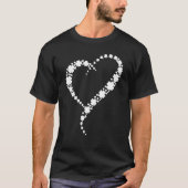 International Women's Day Cool Shamrock Heart St P T-Shirt (Vorderseite)