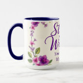 International Women's Day Elegant Script Tasse (Links)
